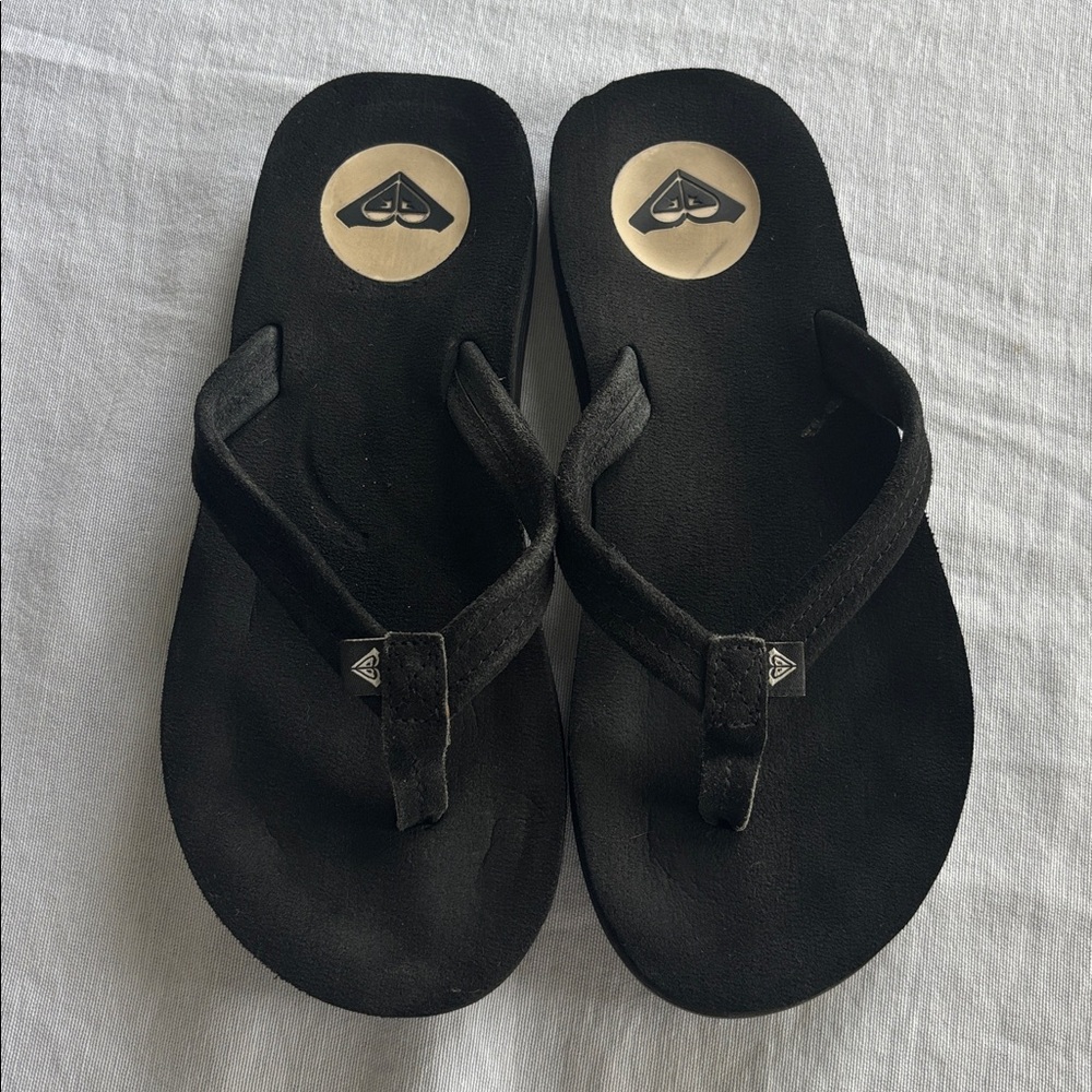 Roxy Black Flip-Flops